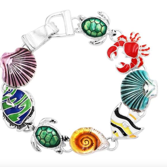 Rosemarie Conversational Bracelet - Under the sea - Picture 5 of 8